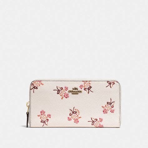 double zip wallet with bow print|Double Zip Wallet With Bow Print .